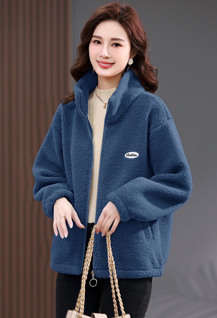 Spring and autumn fleece jacket plus velvet hoodie