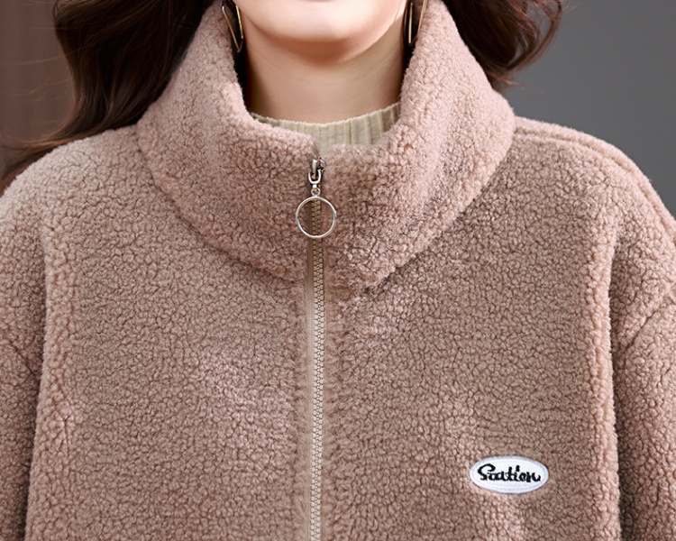 Spring and autumn fleece jacket plus velvet hoodie