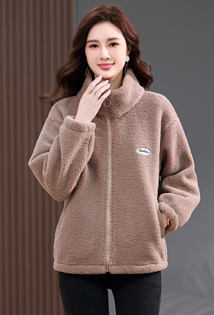 Spring and autumn fleece jacket plus velvet hoodie