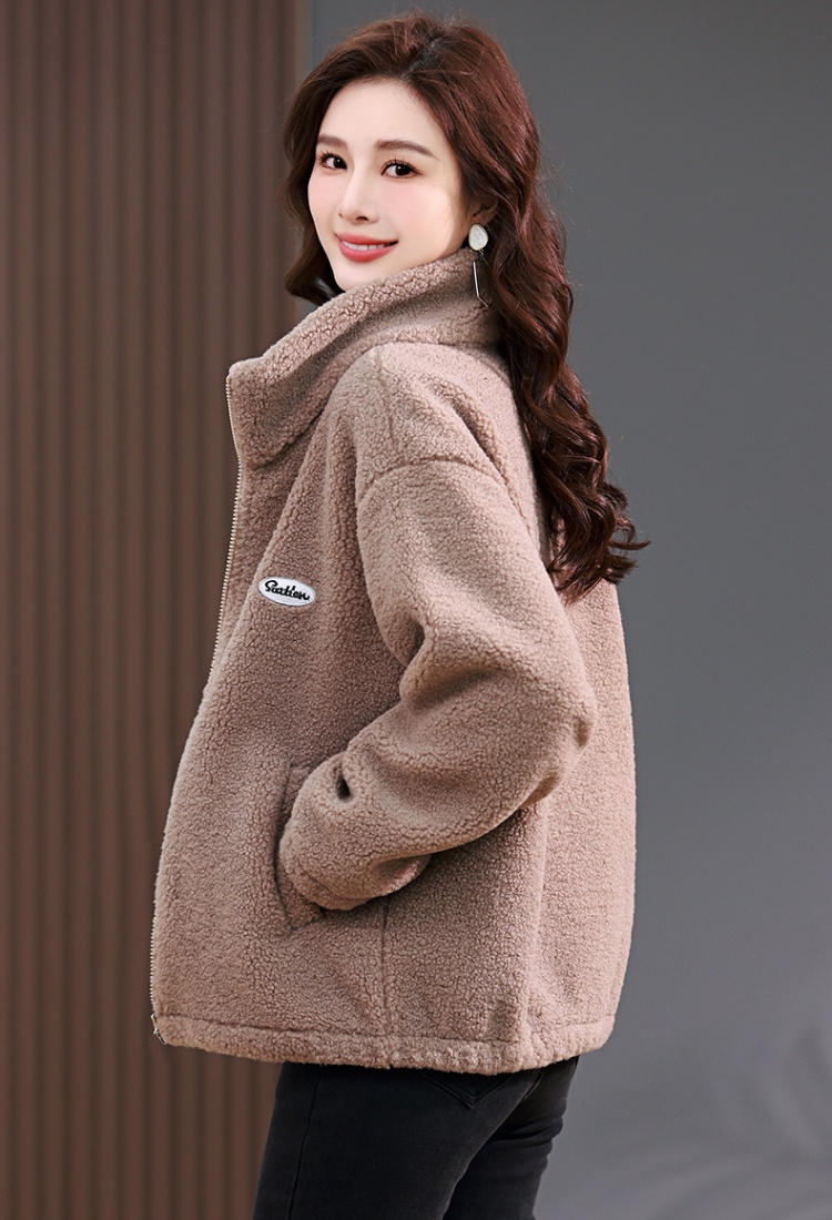 Spring and autumn fleece jacket plus velvet hoodie