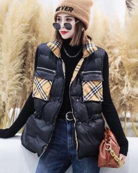 Fashion down coat duck down Western style waistcoat for women
