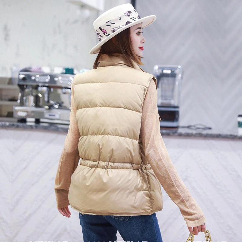 Fashion down coat duck down Western style waistcoat for women