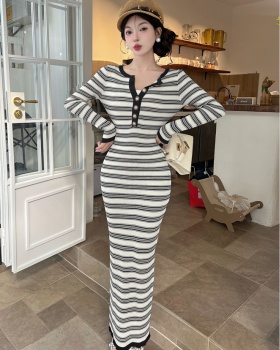 Autumn and winter dress long dress for women