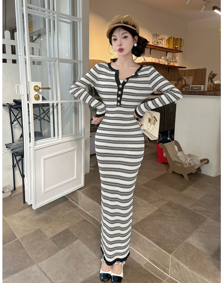 Autumn and winter dress long dress for women