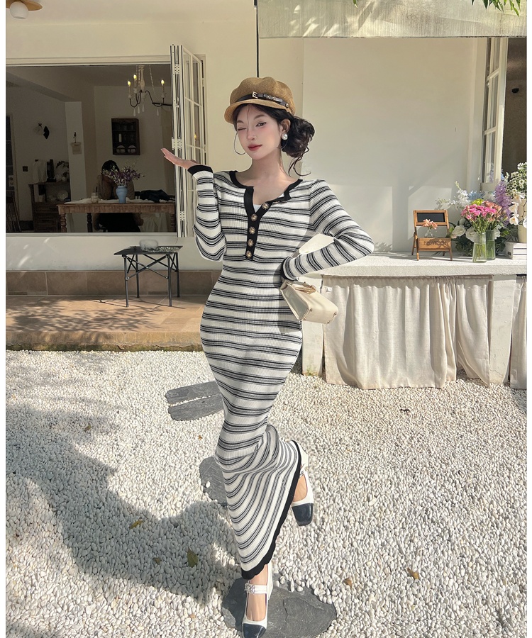 Autumn and winter dress long dress for women