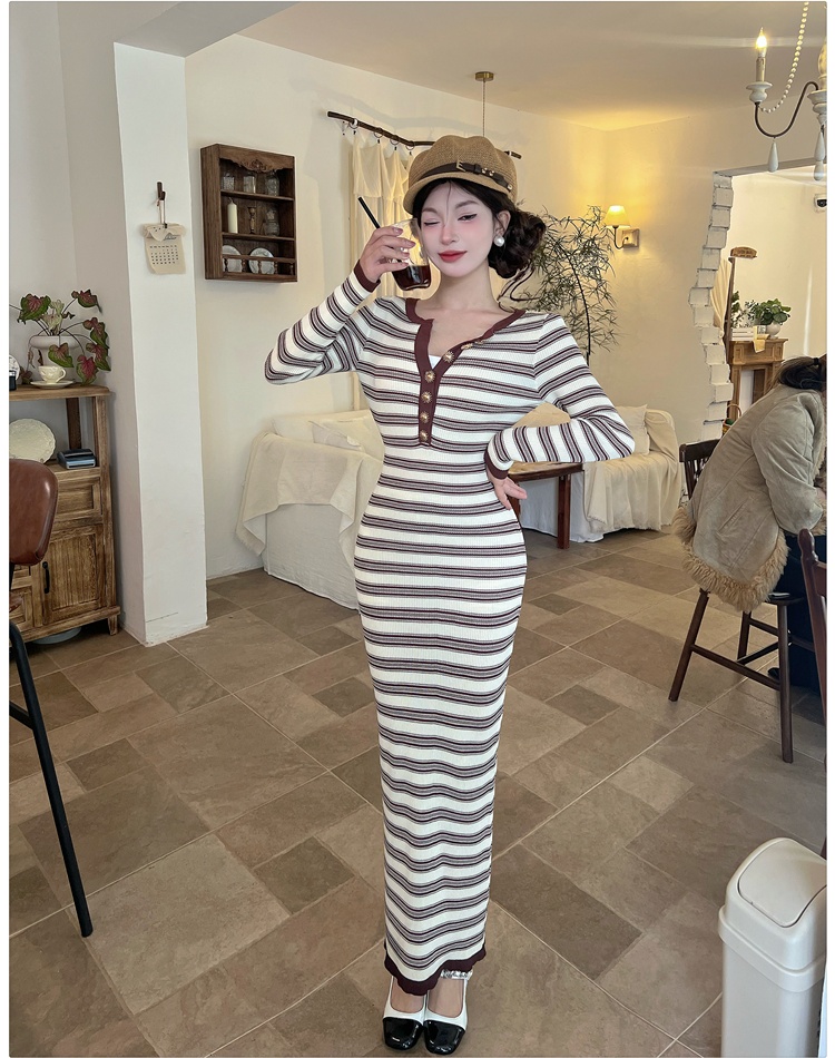 Autumn and winter dress long dress for women
