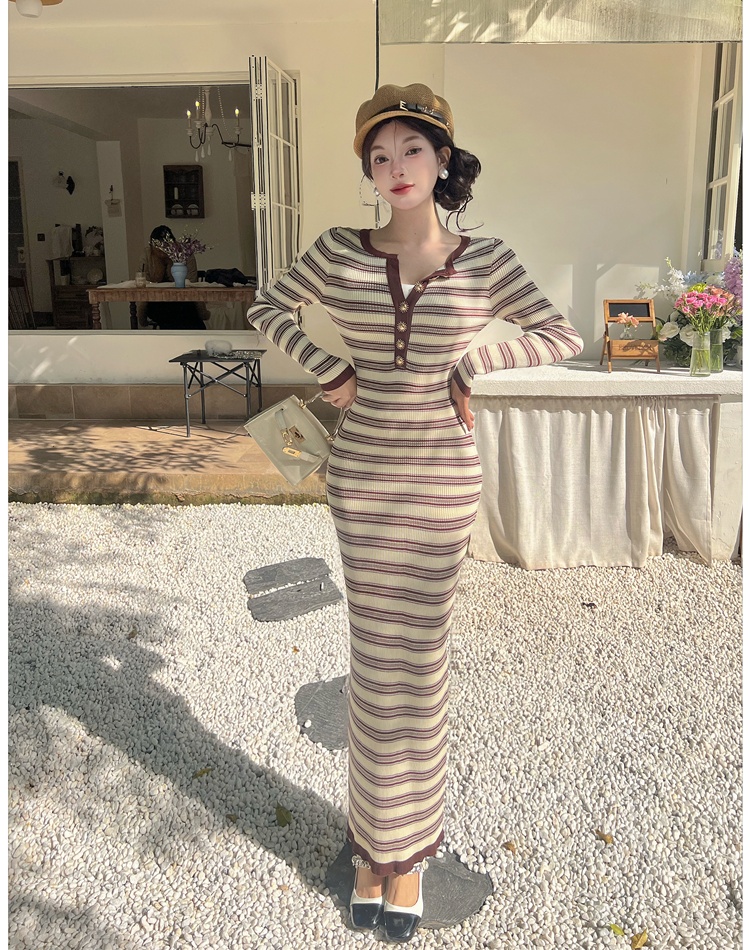 Autumn and winter dress long dress for women