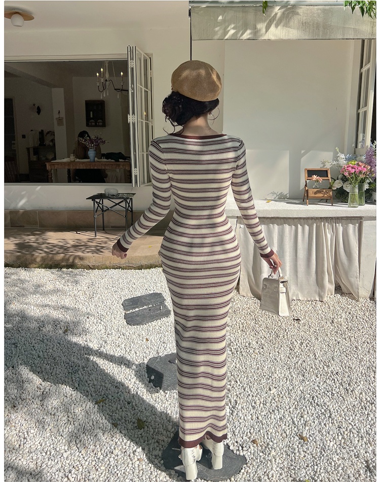 Autumn and winter dress long dress for women