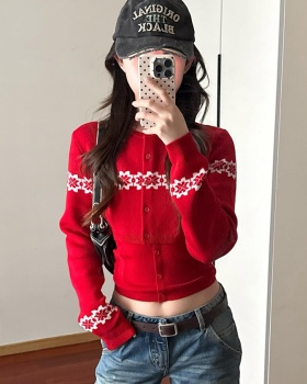 Frenum slim vest sling knitted cardigan 2pcs set