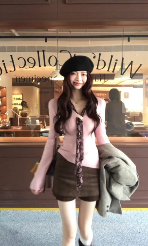 Winter tender sweater temperament Korean style scarves