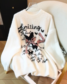 Lazy sweater autumn and winter tops for women