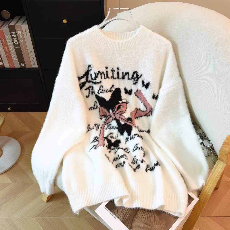 Lazy sweater autumn and winter tops for women