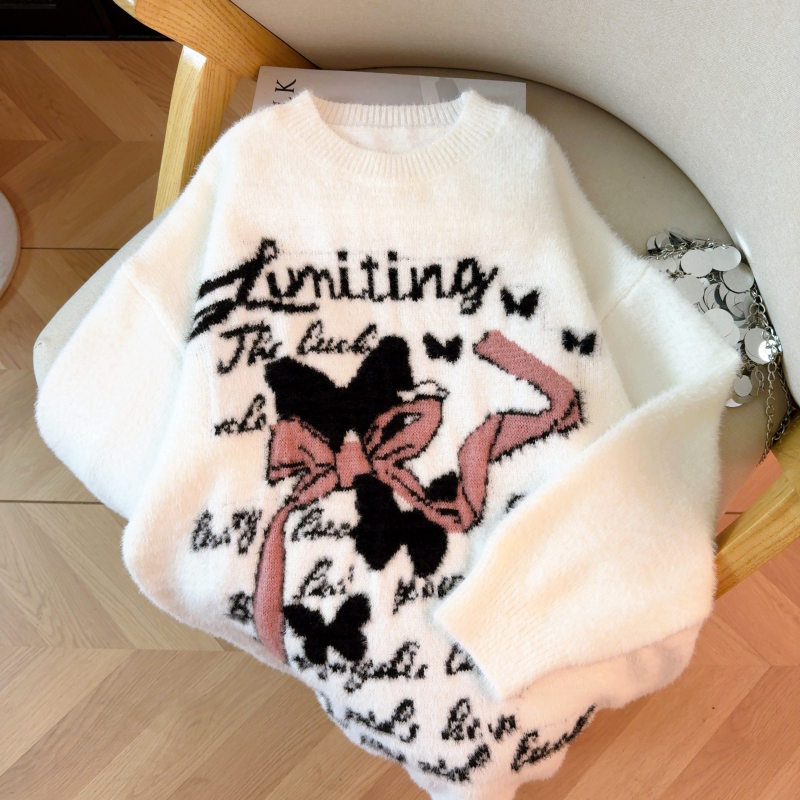 Lazy sweater autumn and winter tops for women