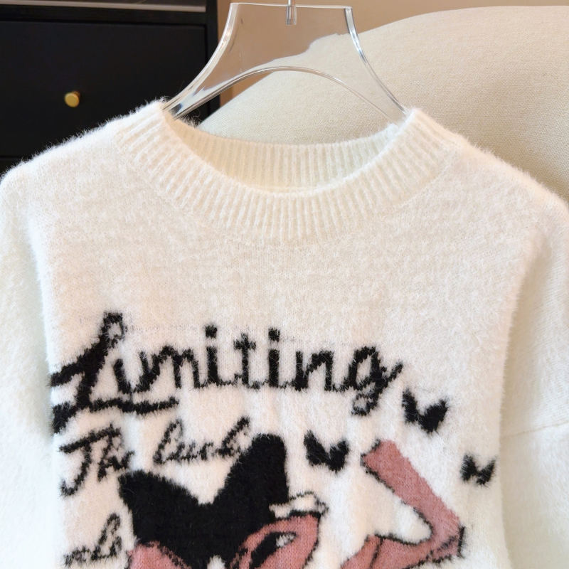 Lazy sweater autumn and winter tops for women