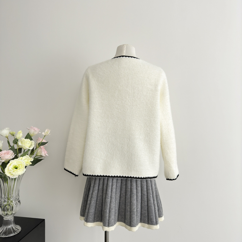 Autumn and winter chanelstyle tops France style coat