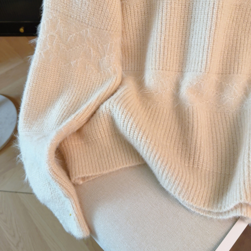 Autumn and winter thick sweater lazy bottoming tops for women