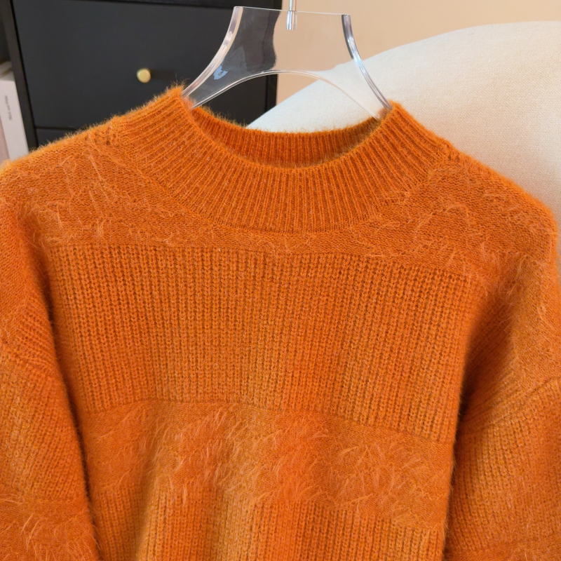 Autumn and winter thick sweater lazy bottoming tops for women