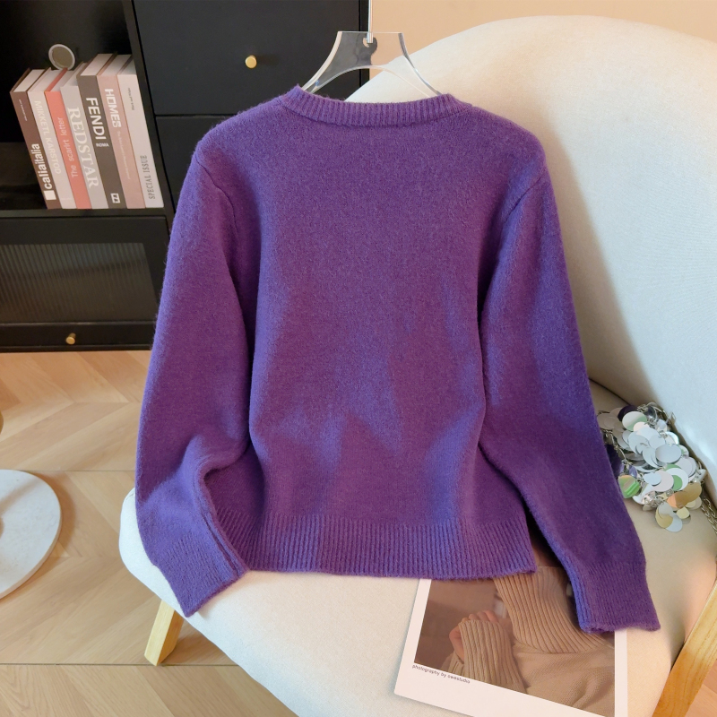 Bow sweet sweater France style beading cardigan for women