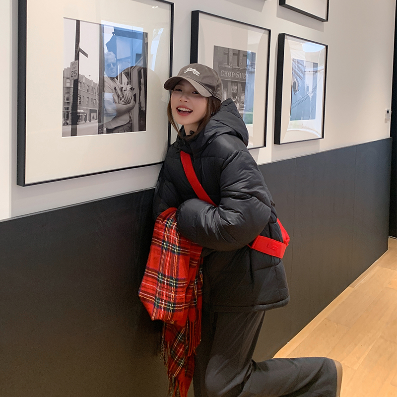 Short winter bread clothing down cotton coat for women