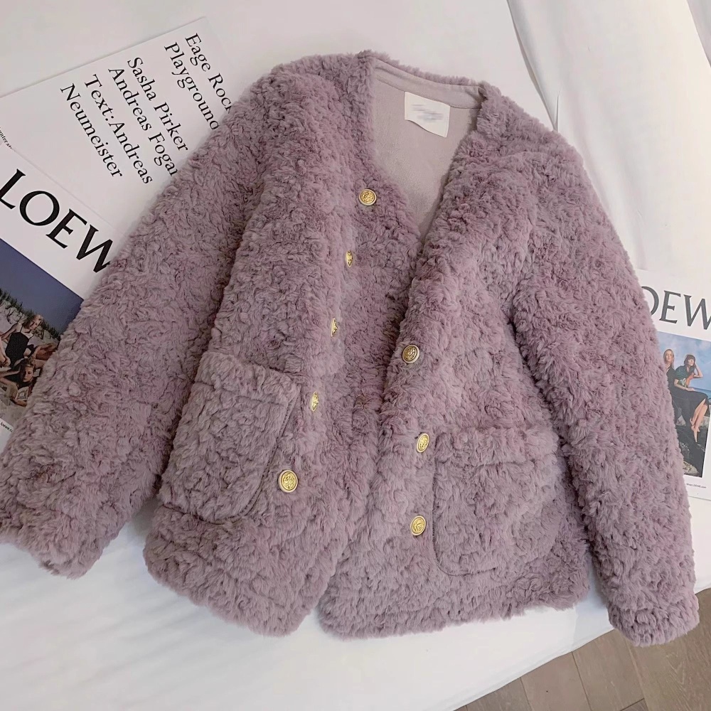 Korean style tender France style coat for women