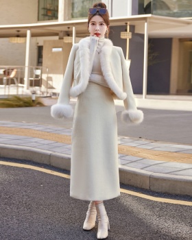 Winter embroidery coat Chinese style down coat a set