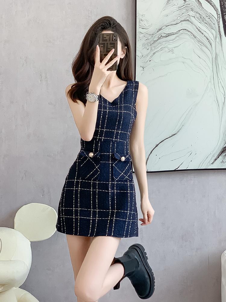 Ladies fashion coat autumn dress 2pcs set for women