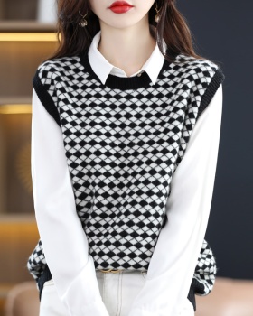 Bottoming sweater fashion waistcoat for women