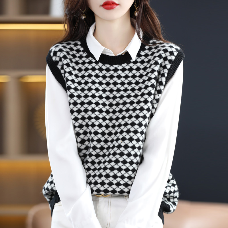 Bottoming sweater fashion waistcoat for women