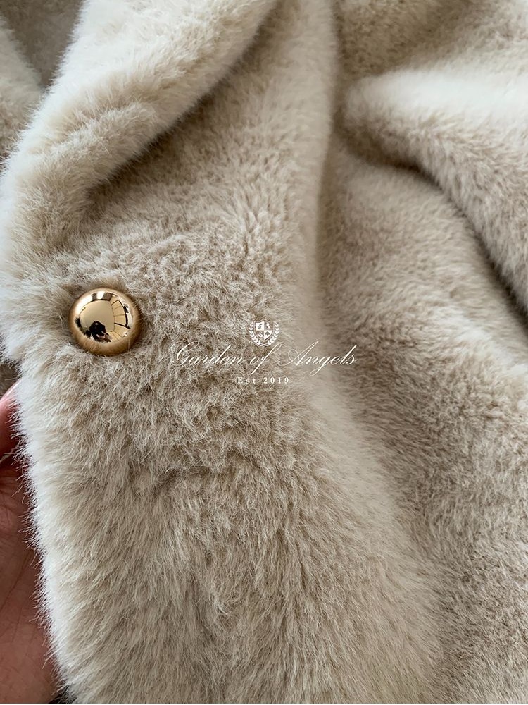 Imitation of mink hair temperament coat short fur coat for women