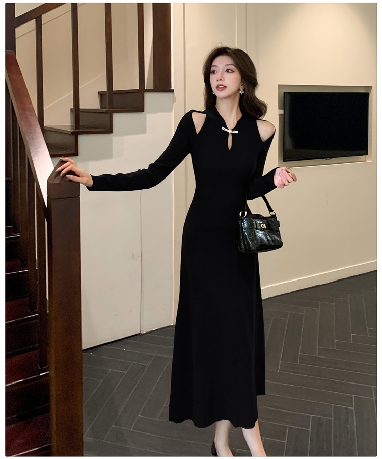 Autumn and winter bottoming dress Pseudo-two sweater