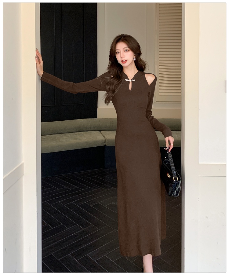 Autumn and winter bottoming dress Pseudo-two sweater