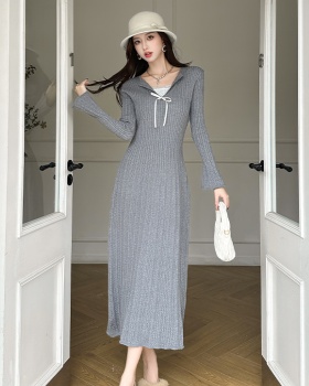 Exceed knee long dress sweet dress for women