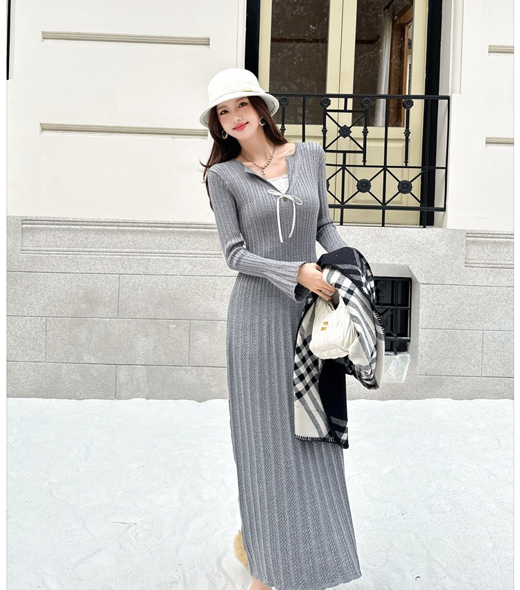 Exceed knee long dress sweet dress for women