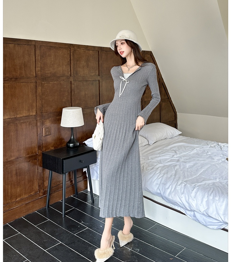 Exceed knee long dress sweet dress for women