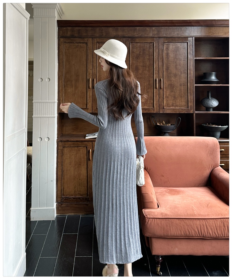 Exceed knee long dress sweet dress for women