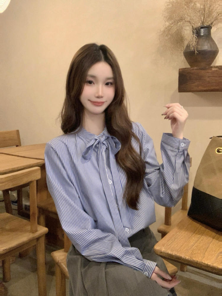 Loose commuting shirt frenum tops for women