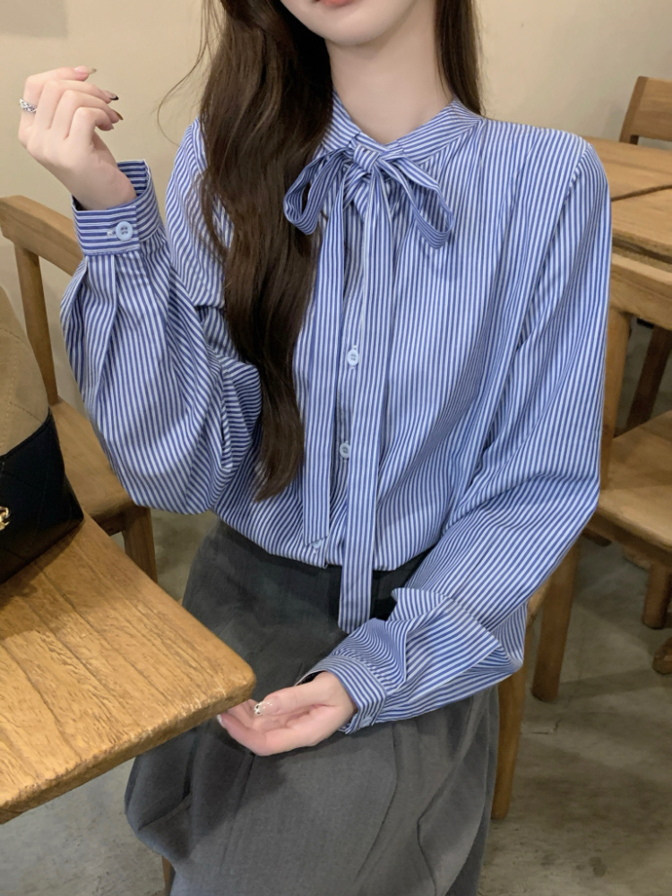 Loose commuting shirt frenum tops for women