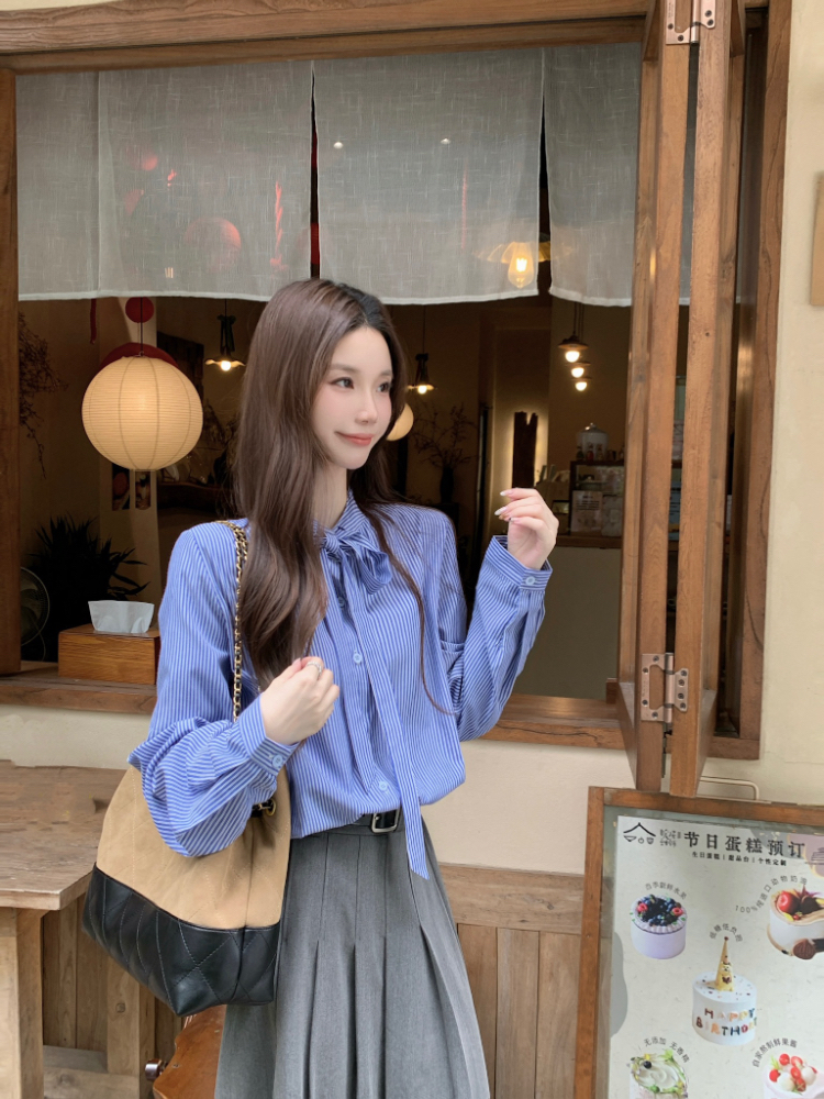 Loose commuting shirt frenum tops for women