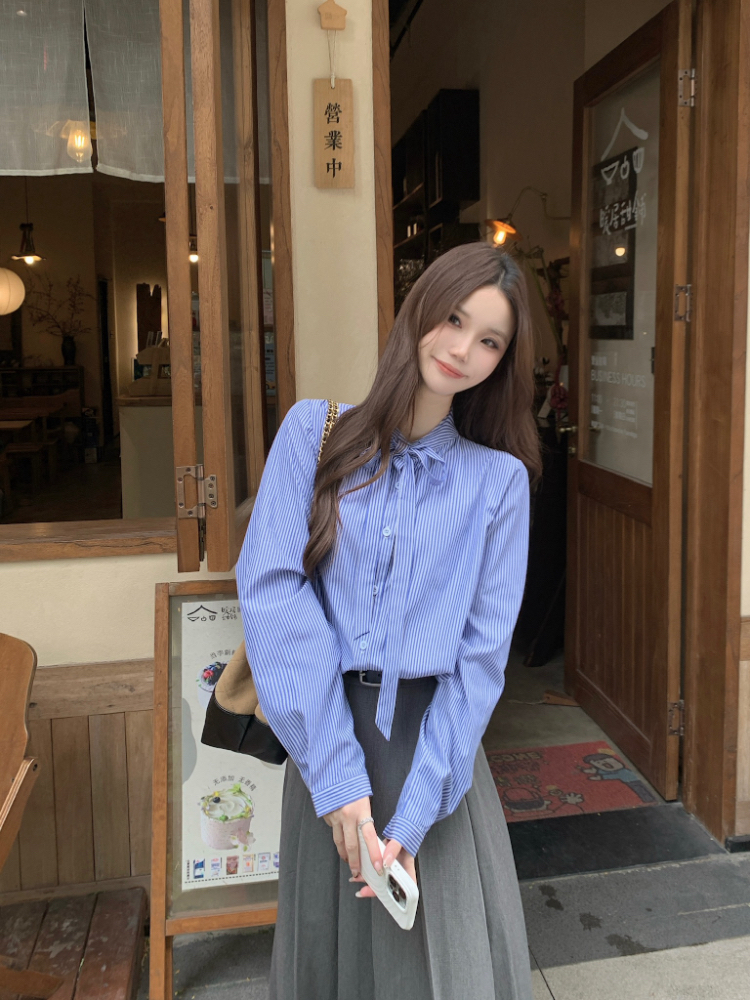 Loose commuting shirt frenum tops for women