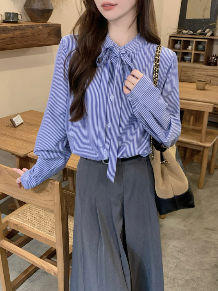 Loose commuting shirt frenum tops for women