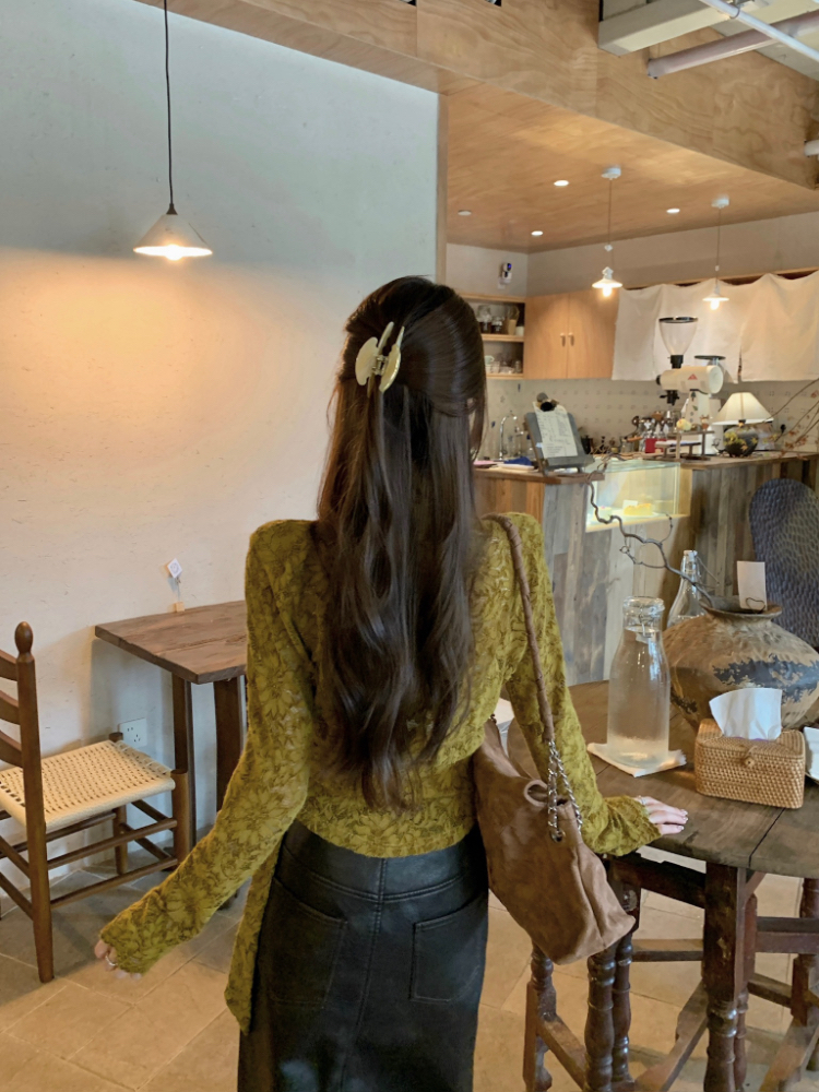 Temperament shirts bandage tops for women