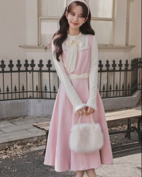 City lovely long dress sweetheart sweet dress