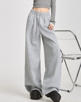 Loose wide leg pants high waist sweatpants for women