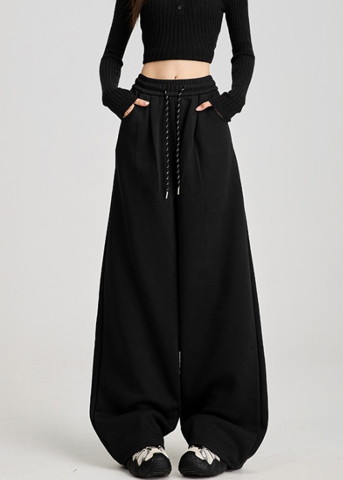Loose wide leg pants high waist sweatpants for women