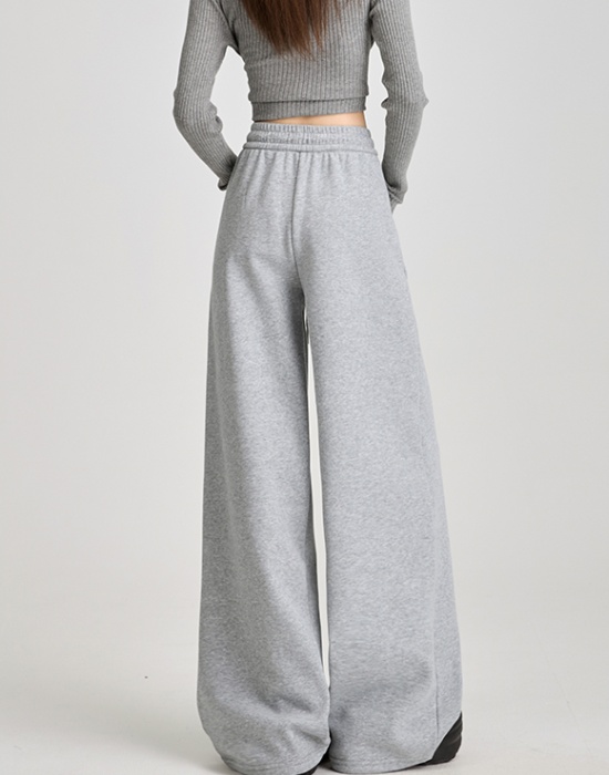 Loose wide leg pants high waist sweatpants for women