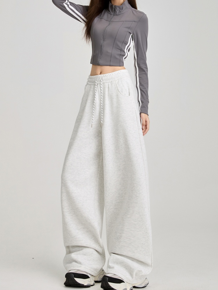 Loose wide leg pants high waist sweatpants for women