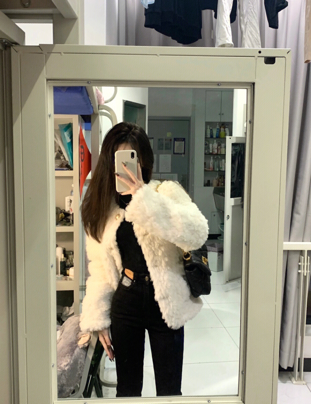 Loose tops chanelstyle cotton coat for women