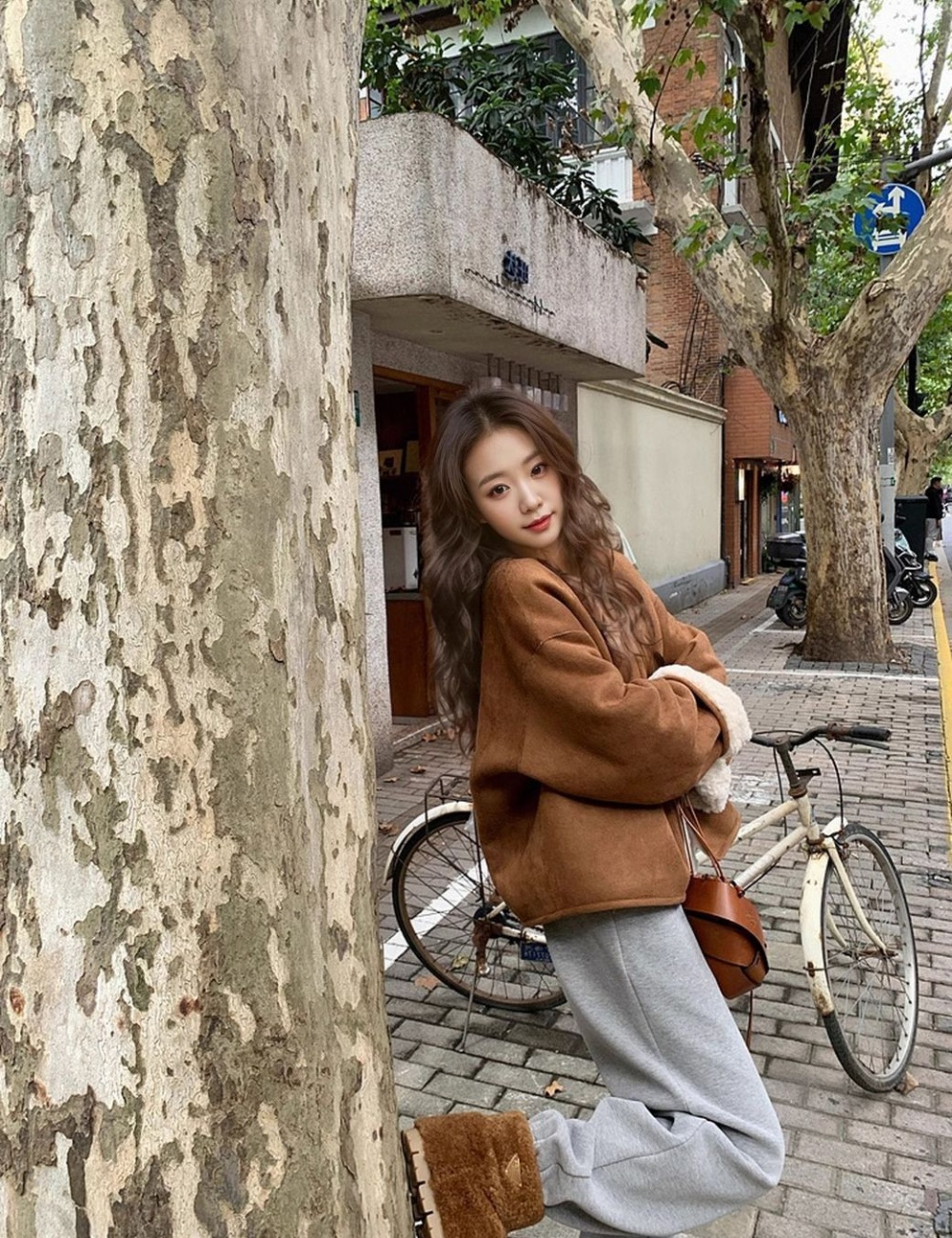 Suede winter wear plush coat