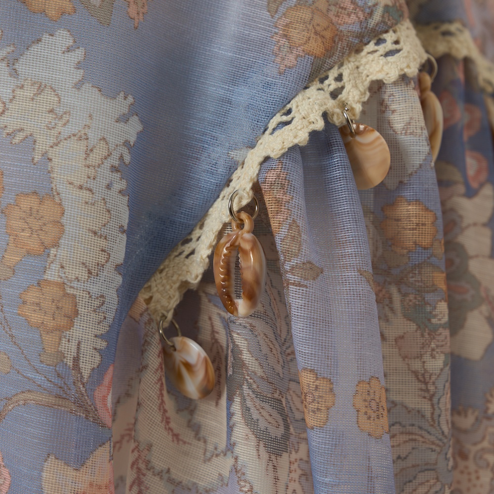 Lapel vacation long skirt long sleeve shirt a set