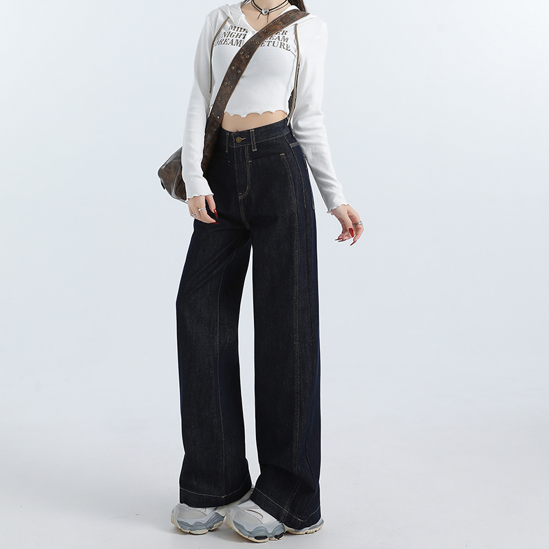 American style long pants mopping jeans for women